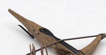 Drawings of a wooden crossbow or how to make a crossbow out of wood with your own hands How to make a crossbow out of wood drawings