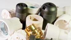 Types, marking, installation and fastening of light bulb sockets