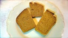 Bread made from green buckwheat flour with the addition of flaxseed
